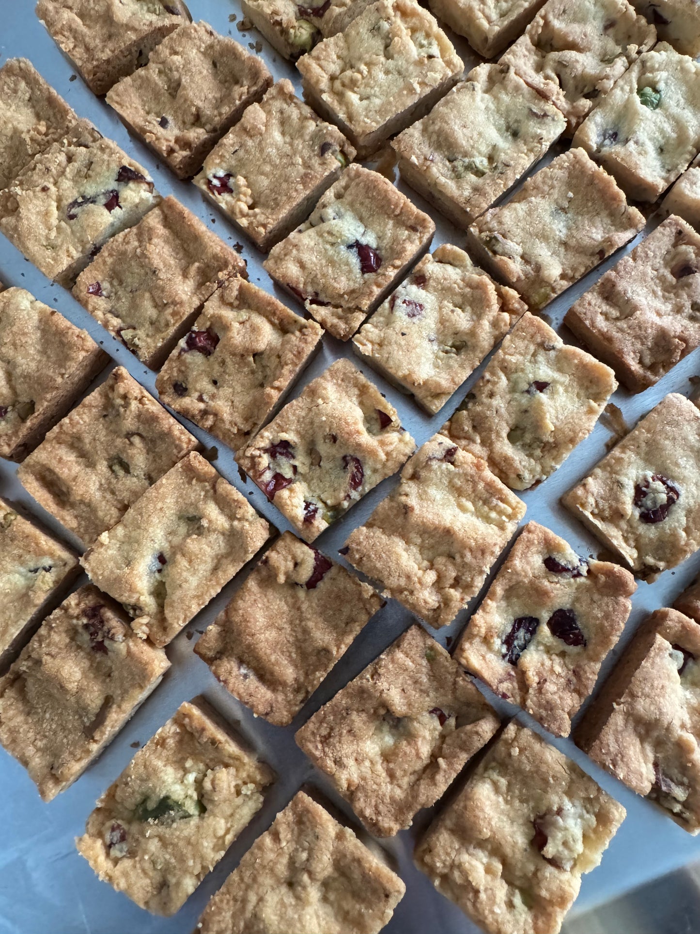 Cranberry Pistachio Shortbread