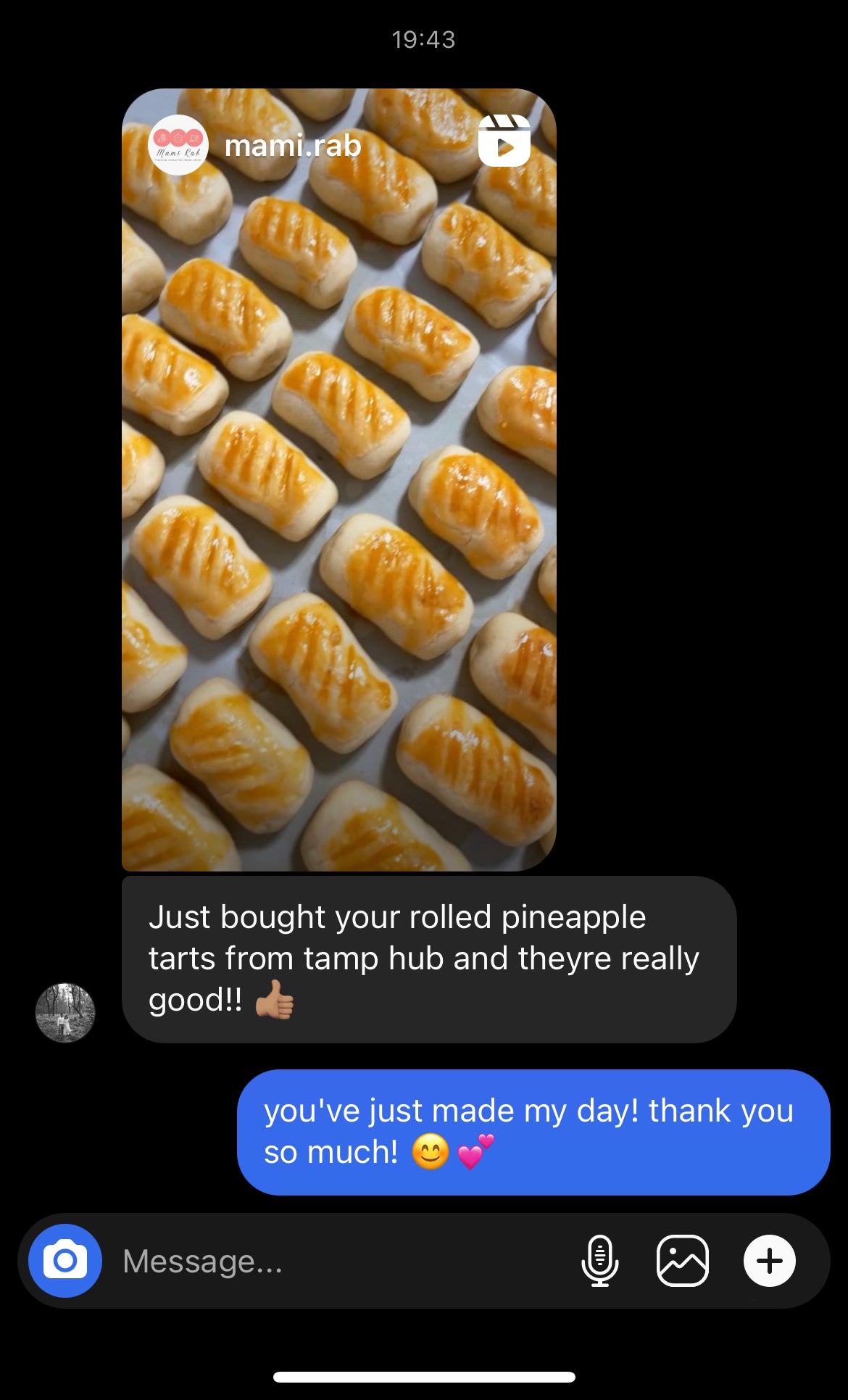 Rolled Pineapple Tarts