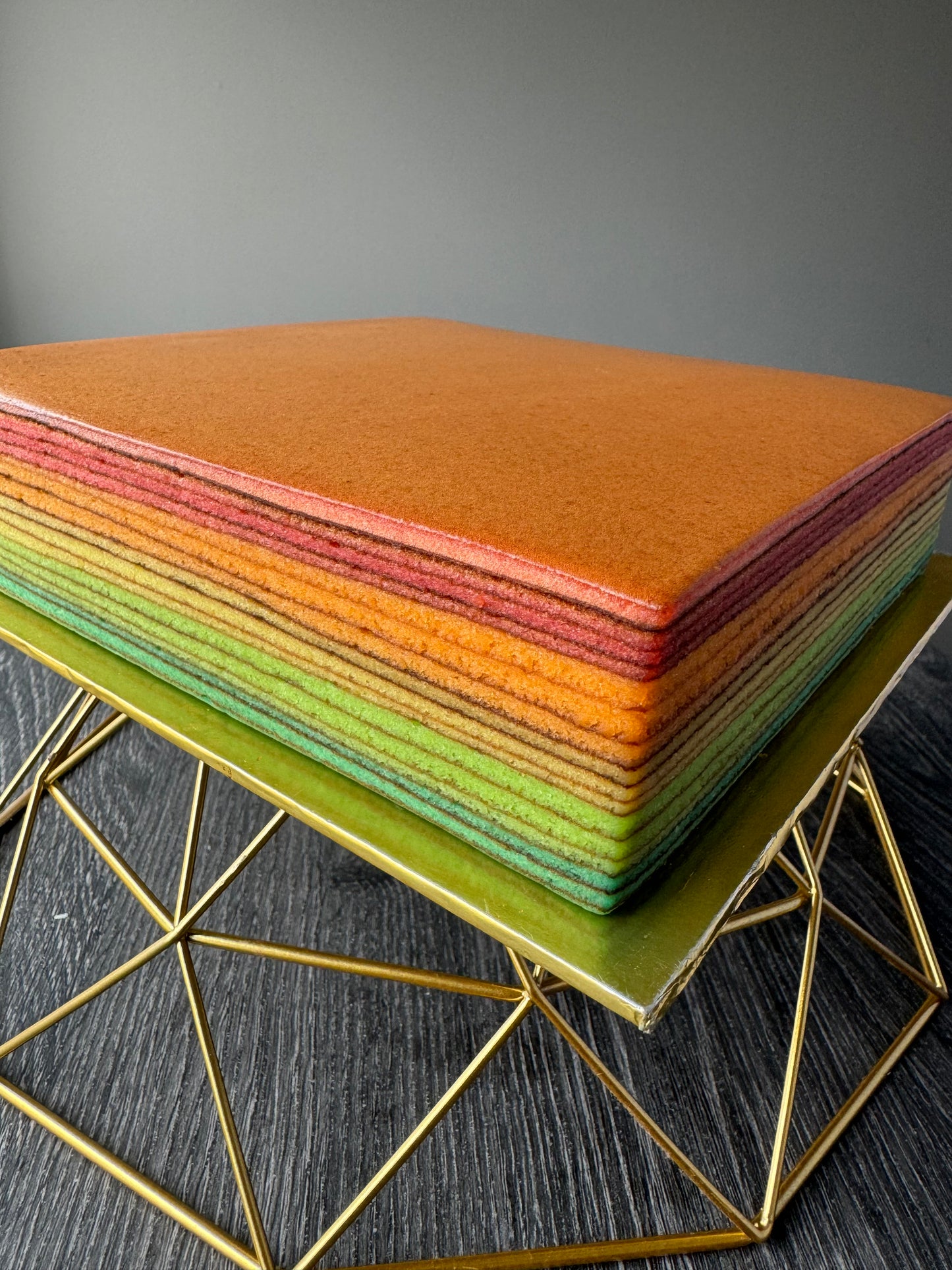 Kek Lapis Rainbow