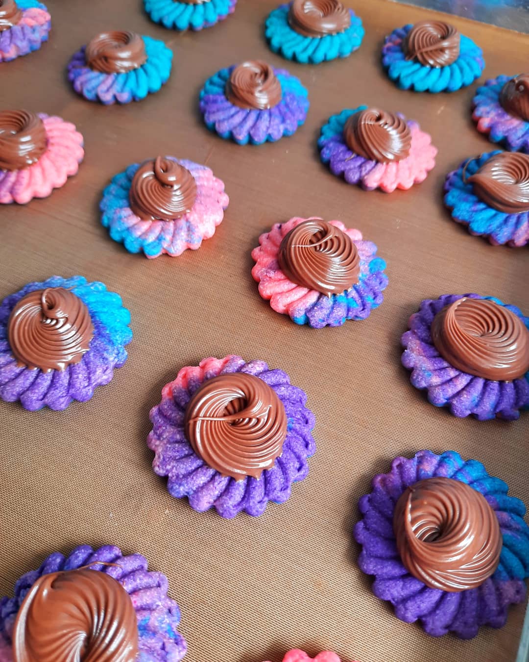 Galaxy Nutella Tarts