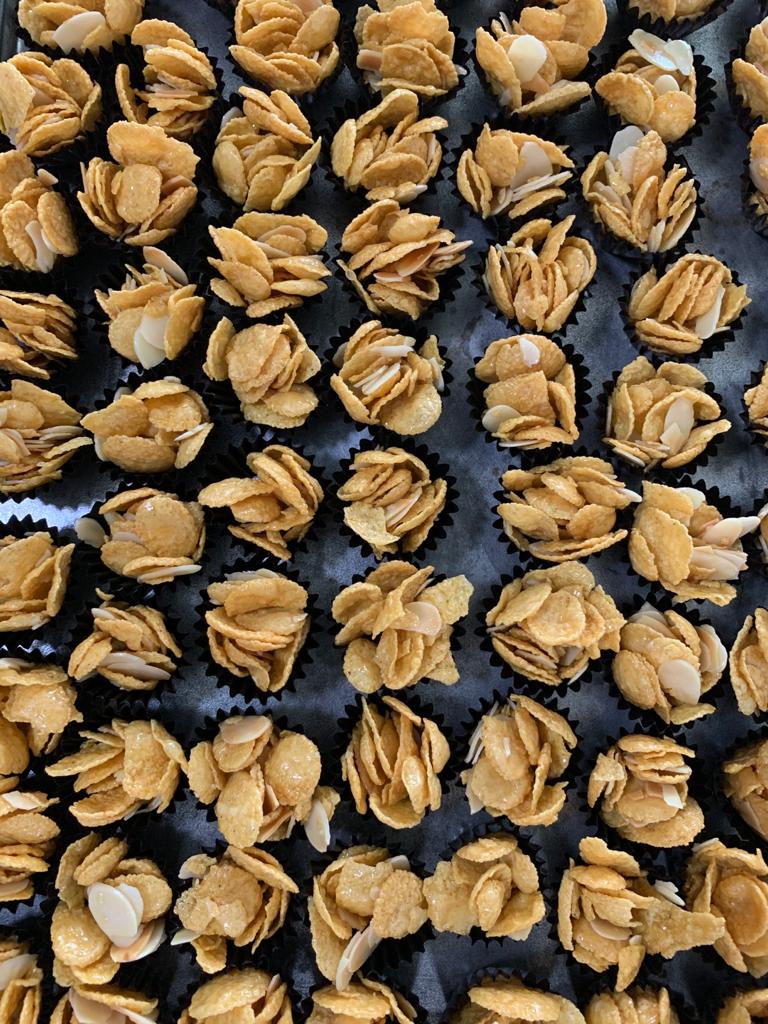 Honey Almond Cornflakes